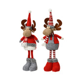 Decoris Polyester Standing Deer 50cm - 2 Assorted,